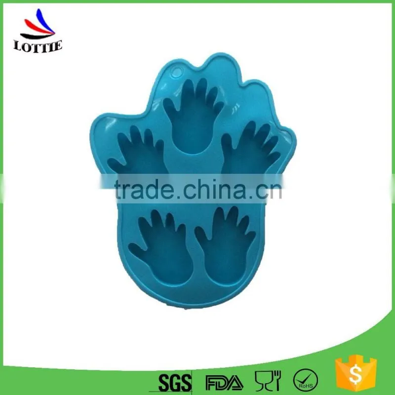 New design Lovely Mini Palm type silicone ice Molds Silicone Chocolate Mold