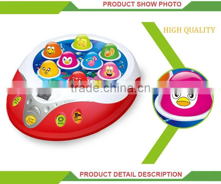 Hot selling intelligent machine hit set player game sledge hammer toys