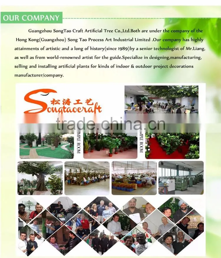 Songtao suplier artificial date palm tree customized fibeerglass date palm tree fiberglass artificial palm trees