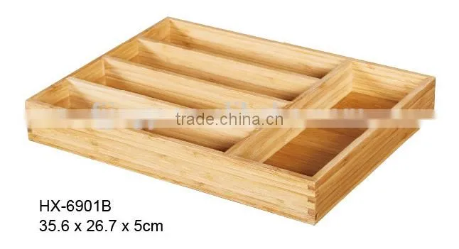 factory price cutlery tray/wholesale cutlery tray/cultery tray with FSC/SGS/ISO certificated
