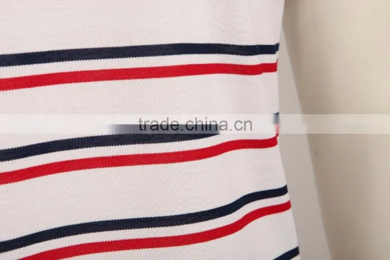 2016 fashion design striped t shirt wholesale cheap