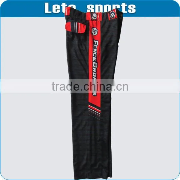 half dye sublimation baseball pants size 34L