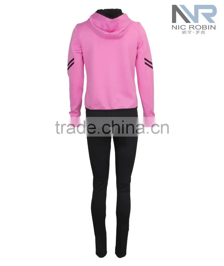 Wholesale OEM Custom Women's training wear Set factory tracksuit