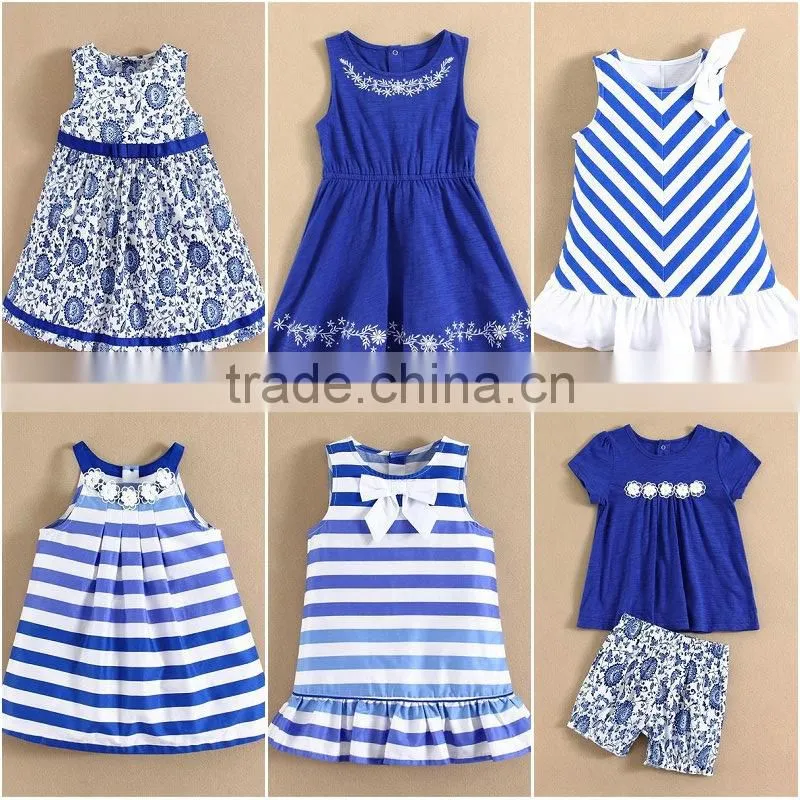 2015 Summer Wholesale High Quality mom and bab Tshirt Knitting Design
