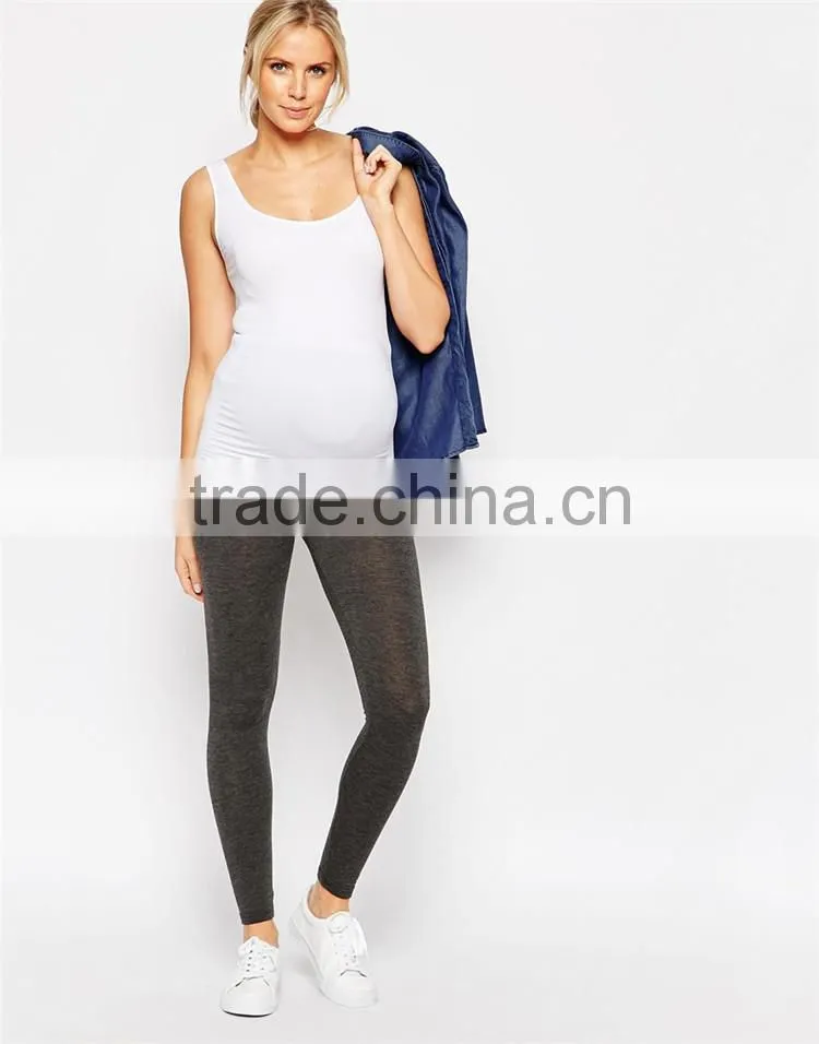 Plain white maternity tank cheap wholesale maternity clothes