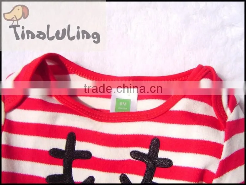 2015 new long sleeve baby rompers newborn cartoon animal baby bodysuits