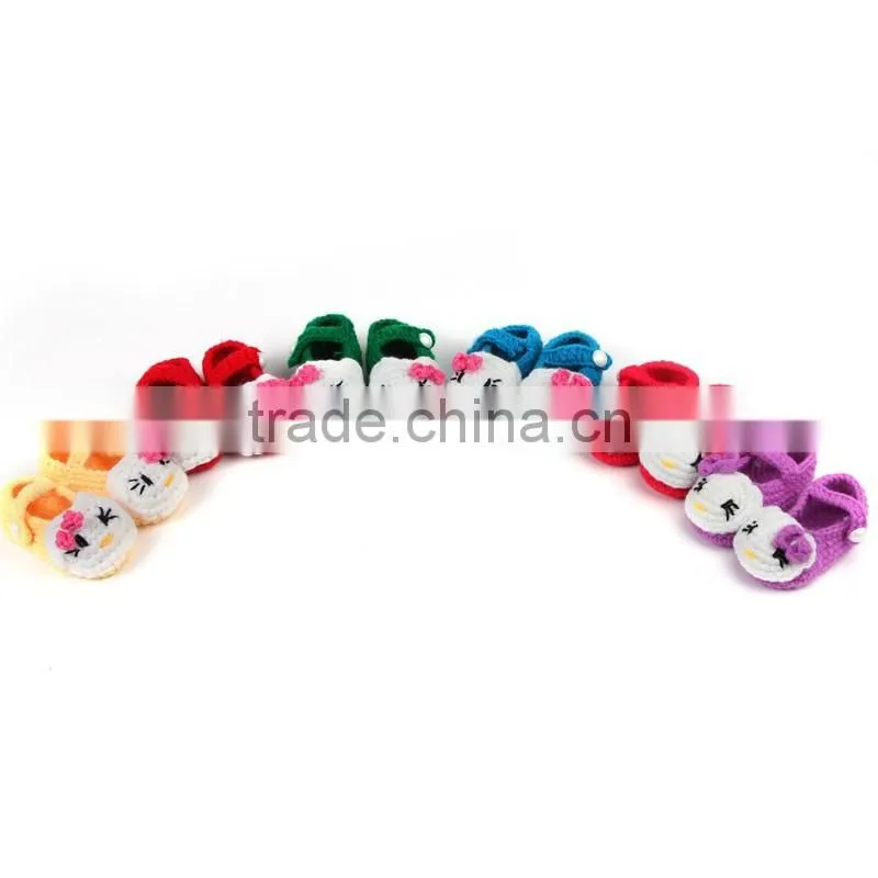 wholesale baby adult hand crochet wool shoes LBS20151223-21