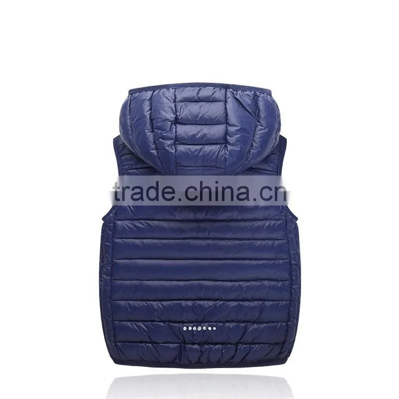 factory hot sale custom made cheap plain children fall garment kids winter waistcoat
