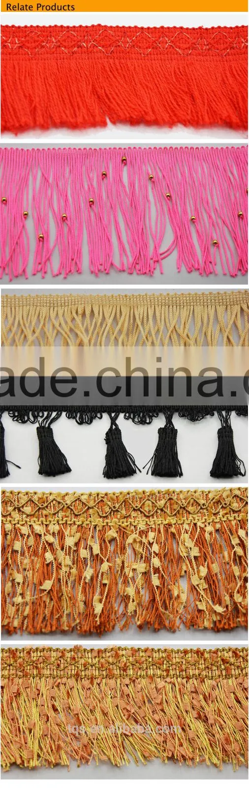 Hot Sale Garment Accessories Dress Fringe