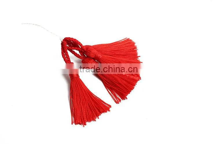 colorful cotton tassel,red tassel,cheap tassels