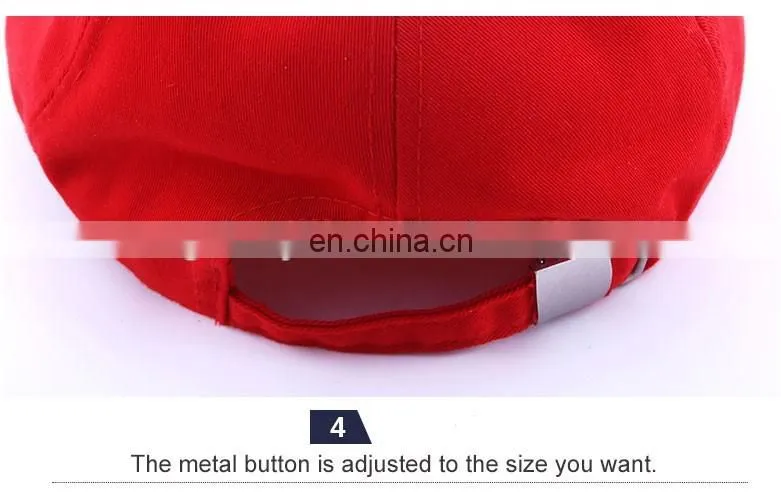 factory cheap full colors custom embroidered logo caps and hats