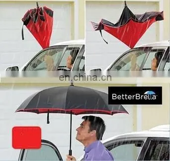 Windproof Opposite Open And Close Rverse Inside Out Car Inverted Umbrella
