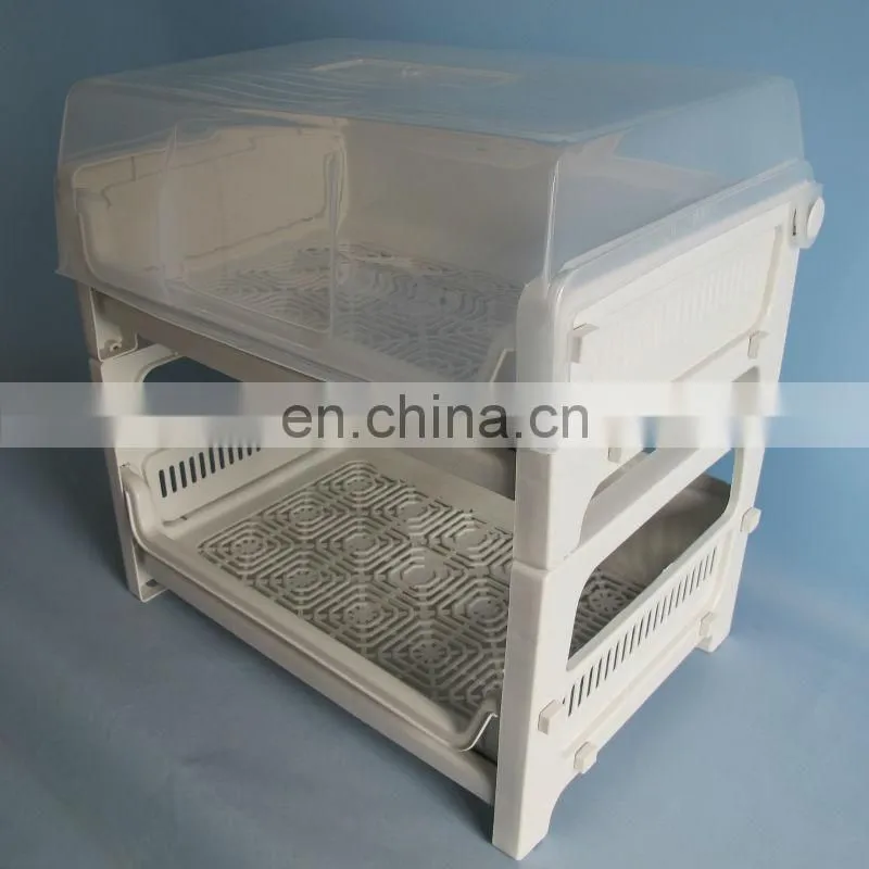 2014 new product fashion 2-layer dish rack