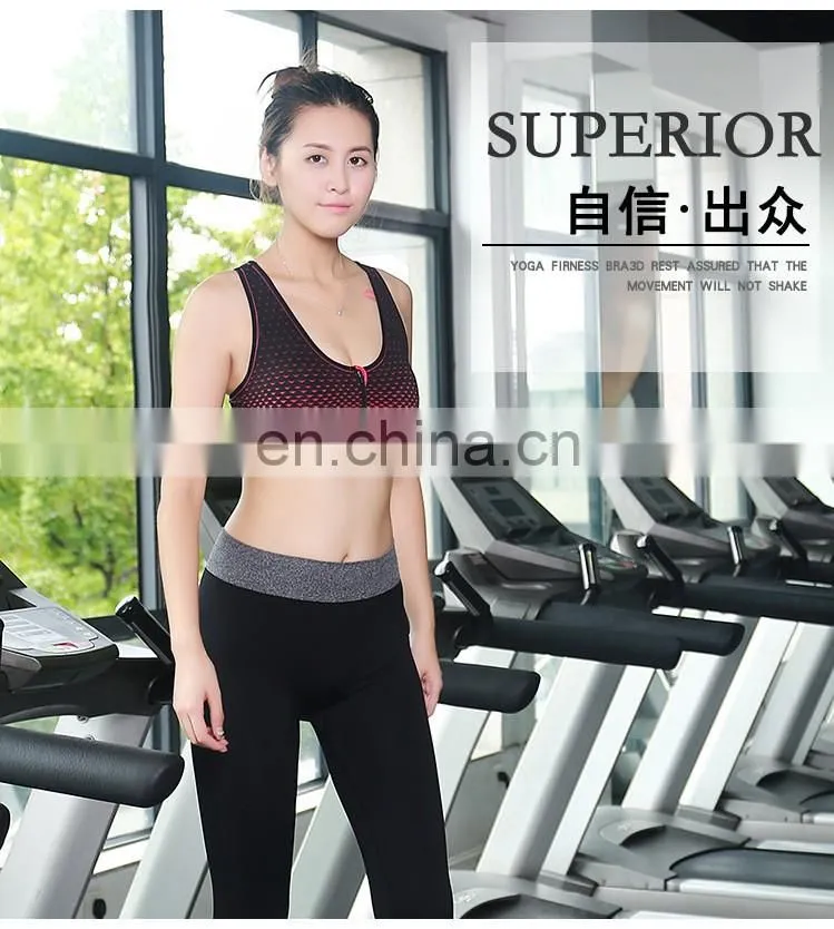 Women 3D High-impact Full-cup V-back Wirefree Shockproof Sports Bra#YG-02