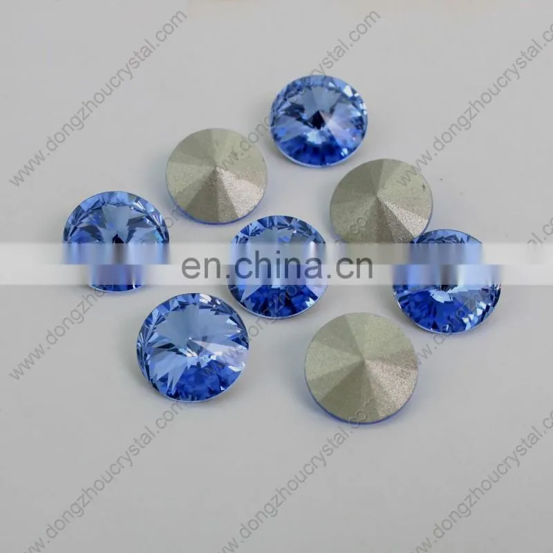 Light Topaz round shape crystal stones for jewelry