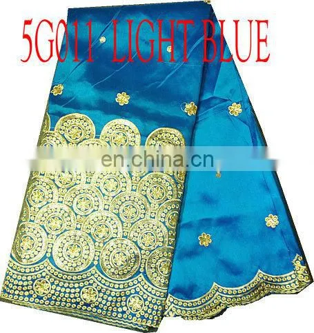 raw silk george lace fabric (5G14)