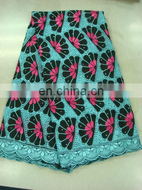 swiss embroidery cotton lace(A-39-1)