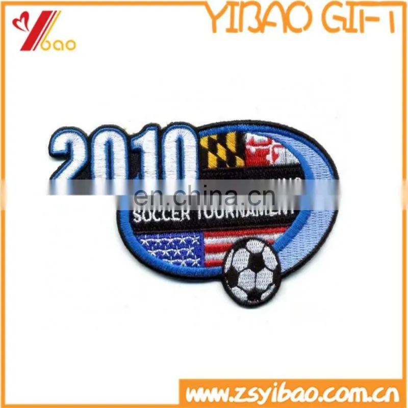 Custom design cheap embroidery patch / design embroidery patch for clothing
