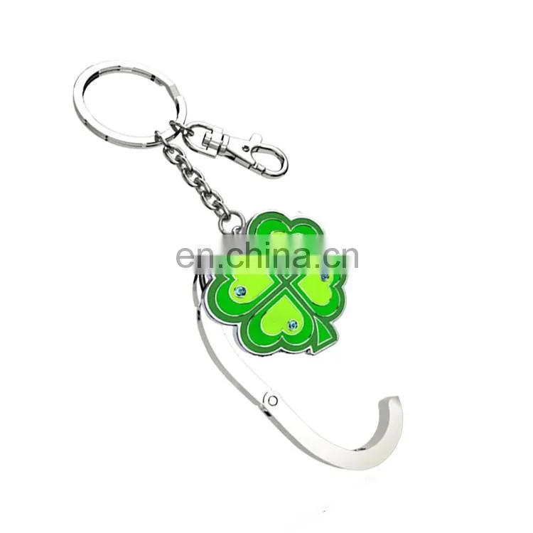 Portable custom logo purse hanger hook