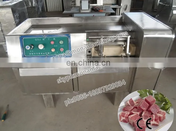 Automatic frozen meat dicer/dicing machinery used for meat dicer / Fresh Meat Cube Dicer Machine