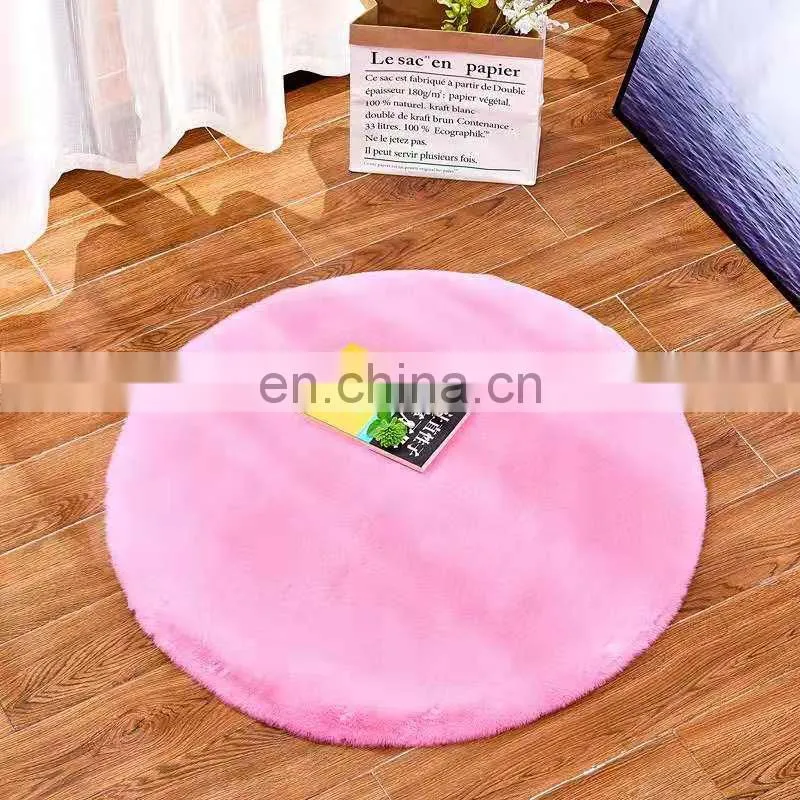 super soft white faux rabbit fur area rug carpet