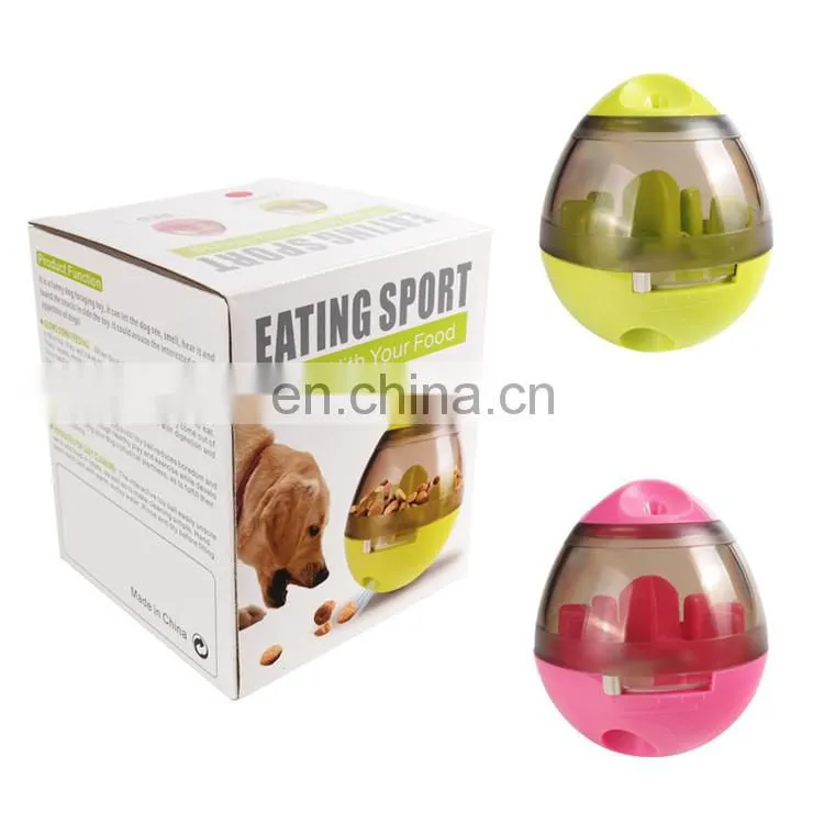 Pet Tumbler Interactive Feeders Dog Shaking Food Leak Ball Toys