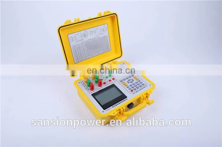Transformer load and no-load loss characteristics tester no load losses test of power transformer