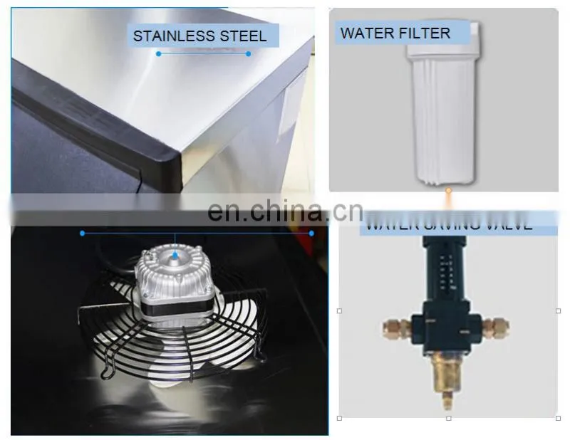 Direct Factory Price Microcomputer automatic control system block ice maker
