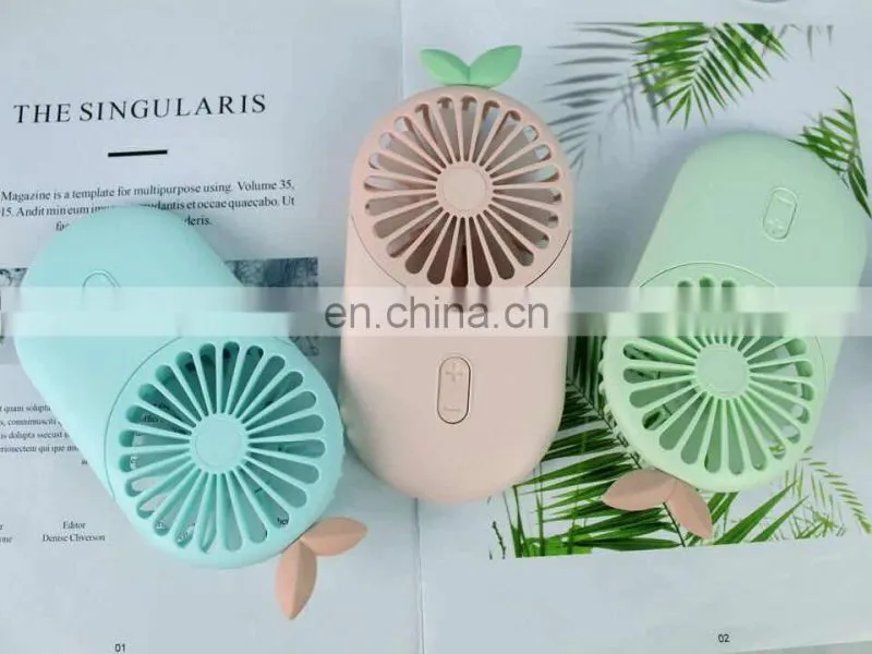Portable travel office battery charge usb rechargeable handheld pocket mini fan