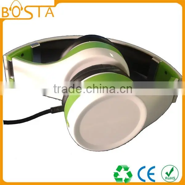 Simple stylish customized colors cool children's comfortable foldable headphone for sale