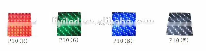 indoor/outdoor p7.62/ p10 /p16/p20/p25 32*16 single color tri-color rgb led display module