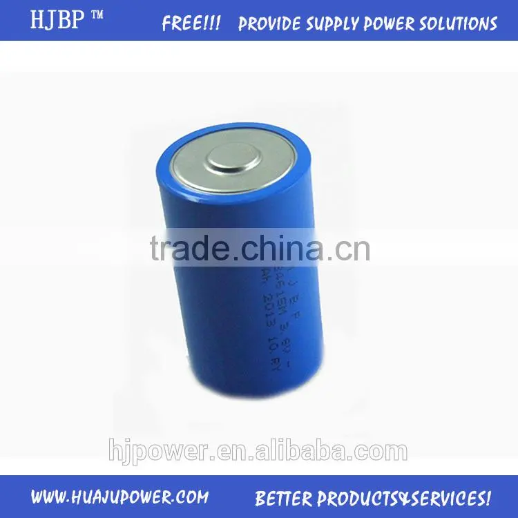 china factory wholesale HJBP CE|ROHS|UN38.3 LiSOCl2 3.6V ER34615 19000MAH lithium battery for flowmeter