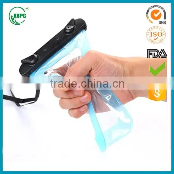 china supplier specialized pvc waterproof bag for iphone 6s
