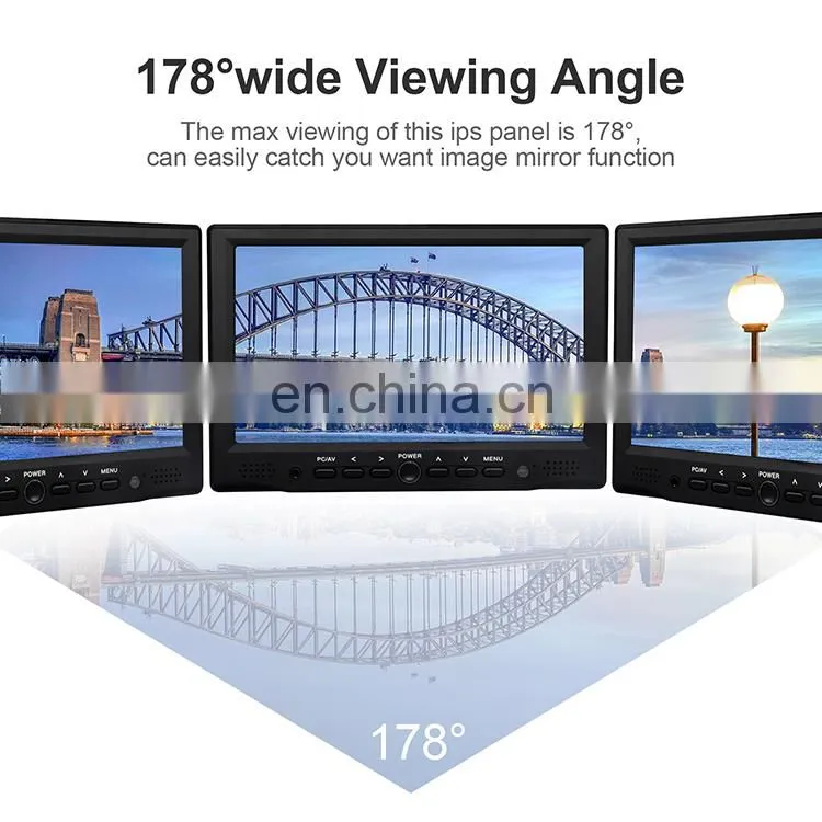 7 inch portable monitors finishing touch capacitive micro touch