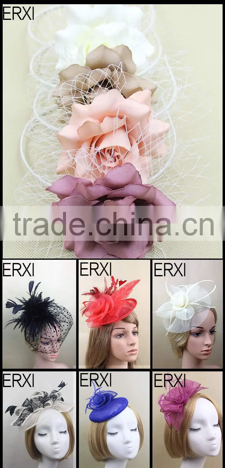Wholesale Party/Races/Christams Mini Fascinator Hat With Veilling