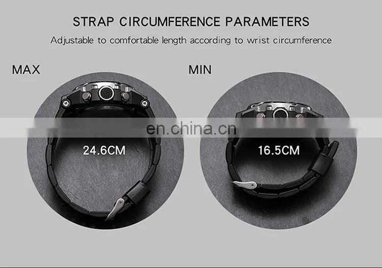 Sanda 6008 Relogio Masculino Sport Men's Watches Luminous Waterproof Analogue Digital Watches Men'S