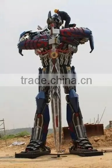 modern metal art sculptures for Outdoor decoration Optimus prime