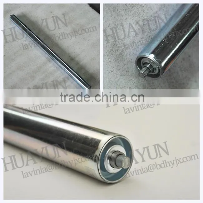 Galvanized Steel Roller End Cap Plastic Cover Ends for Rollers with Precision Ball Bearing