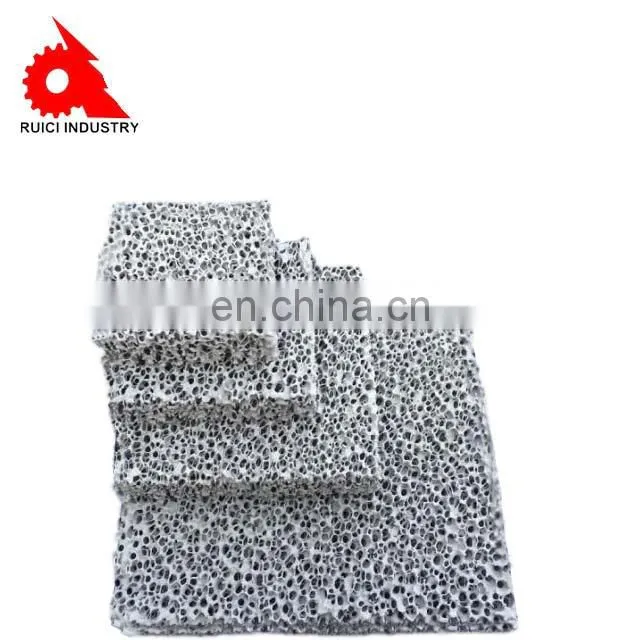 OEM Zirconia Porous SIC Foam Filter Silicon Carbide Foam Ceramics