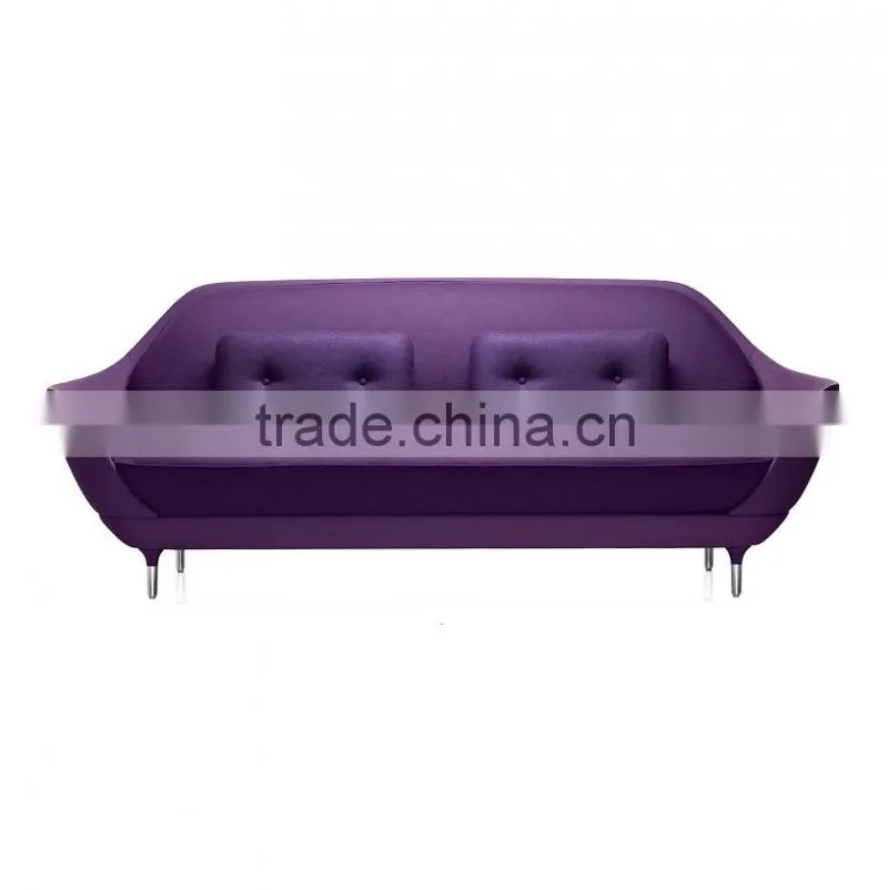 Luxury two seats exclusive favn sofa with soft pad by Jaime Hayon