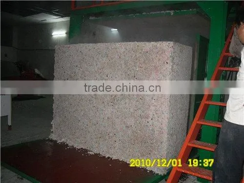 Waste foam scraps recycling rebonded foam making machine