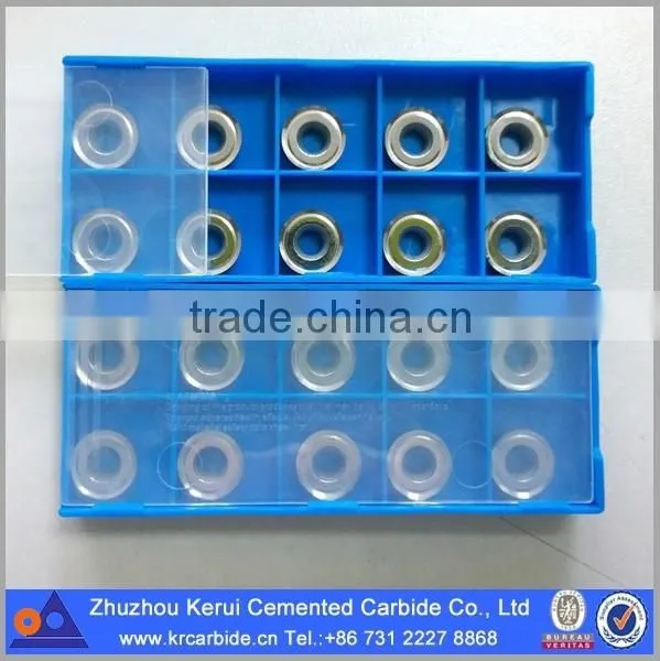 Round carbide turning insert for wood cutter in 8mm diameter and 12mm diameter with TORX headind screws