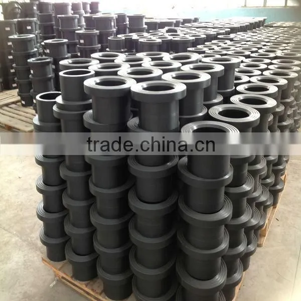 Zhejiang Factory HDPE Pipe Fittings Injection Gaske Flange Adaptor
