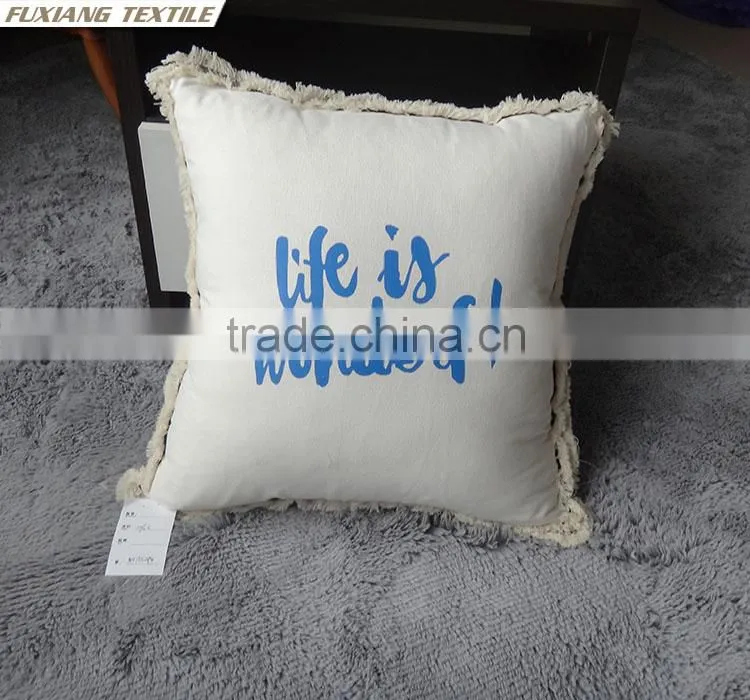 New Design Cushion Cover Embroidered Cushion Covers Back Support Cushion