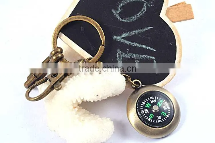 COMPASS HIGH QUALITY Metal keychain PROMOTION Alloy Compass Keychain