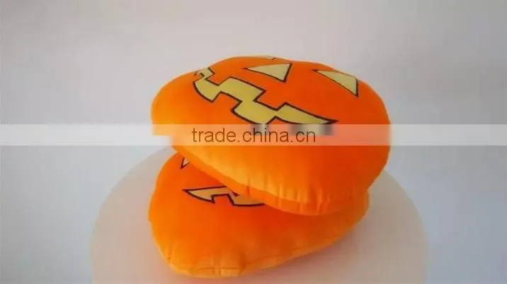 Halloween funny gift pumpkin shape pillow sleep plush toy wholesale