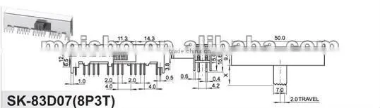 Universal slide circuit breaker connection