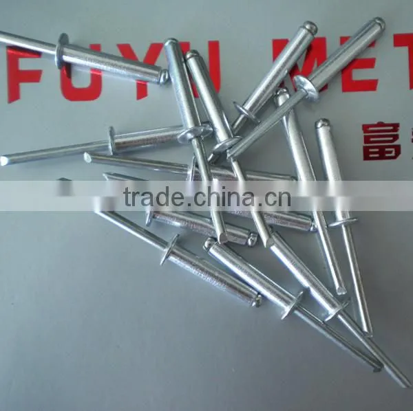 painted aluminum rivets