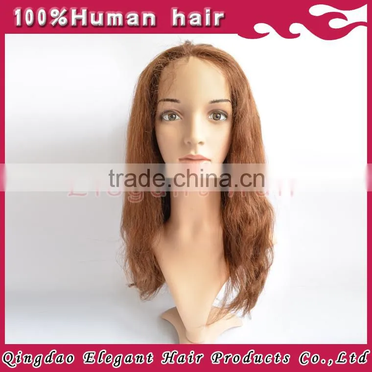 Best seller top grade full thin skin cap human hair lace wigs