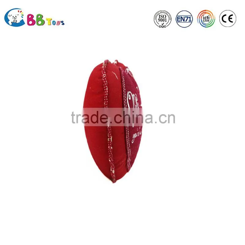 ICTI custom plush toy custom plush toys red love heart baby toys